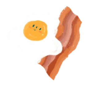 🥓 emoji drawn thoughts | @cutestickers4you Telegram sticker 20 of 24