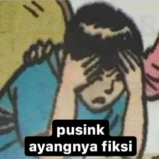 Sticker from Meme ayang 😳🌹