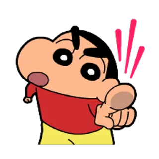 👉 emoji Crayon Shinchan Telegram sticker 17 of 50