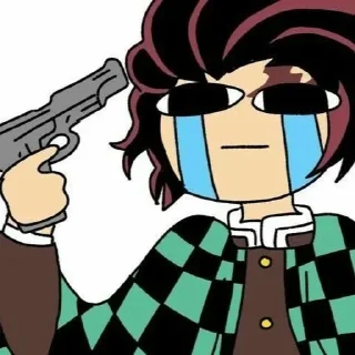 😭 emoji Demon Slayer 1 @AnimeOcean_GiFs Telegram sticker 9 of 80