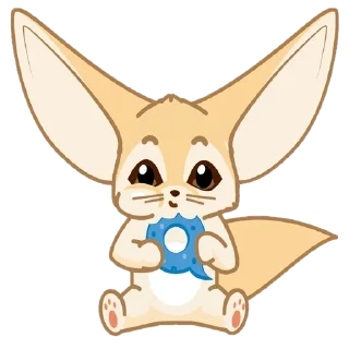 🦊 emoji Лисёнок Аск Telegram sticker 22 of 53