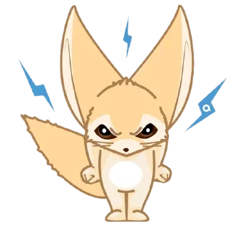 🦊 emoji Лисёнок Аск Telegram sticker 10 of 53