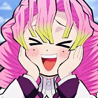 😍 emoji Demon Slayer 2 @AnimeOcean_Gifs Telegram sticker 7 of 55