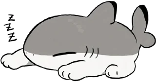💤 emoji shark!! Telegram sticker 14 of 52