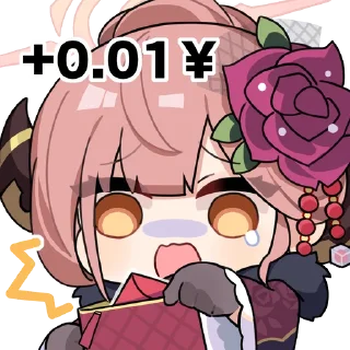 😨 emoji 蔚蓝档案 蜜汁工坊 @tsugumi42 Telegram sticker 18 of 26