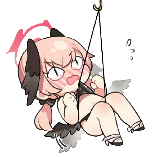 😨 emoji 蔚蓝档案 蜜汁工坊 @tsugumi42 Telegram sticker 15 of 26