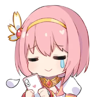 😢 emoji 公主连结表情包[无文字] by 蜜汁姬工坊 Telegram sticker 16 of 63