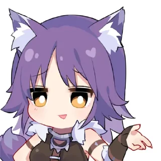 🤏 emoji 公主连结表情包[无文字] by 蜜汁姬工坊 Telegram sticker 23 of 63