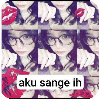 Sticker from pastel