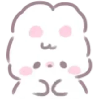😐 emoji Cloudy Kitty 💗 [@CuteStickerStore] Telegram sticker 23 of 27