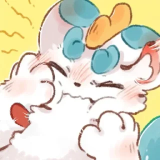 🥰 emoji 有兽焉 - 非官方贴图 ①  @FB_Stickers Telegram sticker 10 of 104