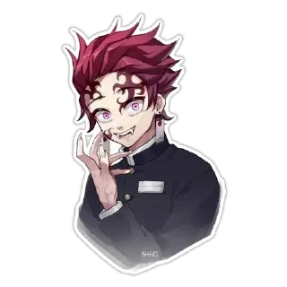 🀄️ emoji ­ Tanjiro Telegram sticker 21 of 25