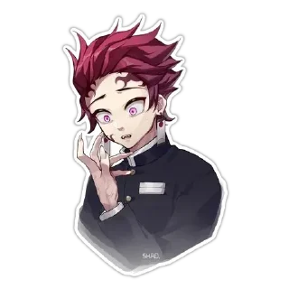 🀄️ emoji ­ Tanjiro Telegram sticker 23 of 25