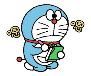 👌 emoji Doraemon Round@scriptableJS Telegram sticker 2 of 24