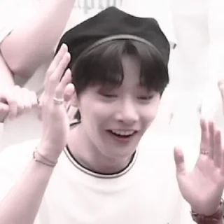 🌸 emoji \(ꈍᴗꈍ \ ) JEONGIN ❛ BY @FVCK00PRIDE¸ Telegram sticker 23 of 60