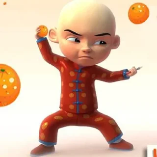 👥 emoji Upin Ipin 2 sungkem @foolssticker Telegram sticker 11 of 70