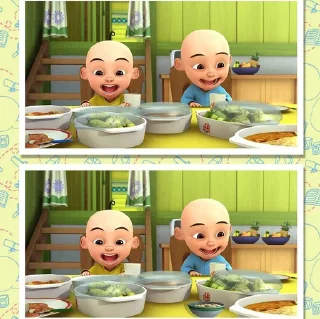 👥 emoji Upin Ipin sungkem @foolssticker Telegram sticker 15 of 120