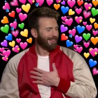 🫵 emoji chris evans @mostlytop Telegram sticker 14 of 35