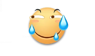 😅 emoji 高清滑稽 @jojuniori Telegram sticker 12 of 14