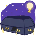 😴 emoji Hayases animated kang pack Telegram sticker 12 of 48