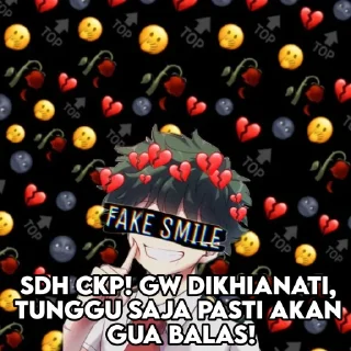 Sticker from Starboy x sadboy @stiker_memee