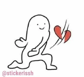 😍 emoji Stickmans | @stickerissh Telegram sticker 5 of 75