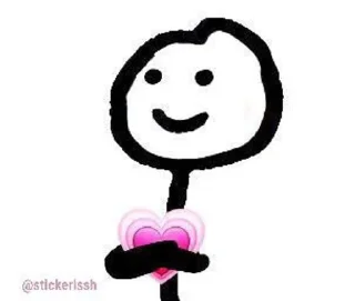 😍 emoji Stickmans | @stickerissh Telegram sticker 15 of 75