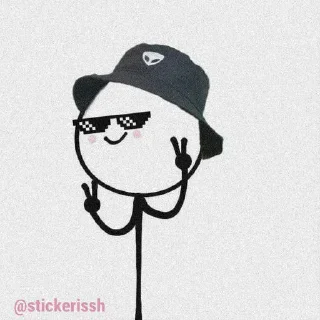 😍 emoji Stickmans | @stickerissh Telegram sticker 20 of 75