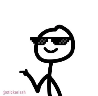 😍 emoji Stickmans | @stickerissh Telegram sticker 19 of 75