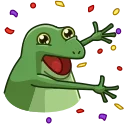 🐸 emoji Frog - @istkr Telegram sticker 9 of 25