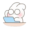 😊 emoji Bunny | By Halisa @TgEmodziBot Telegram sticker 10 of 70