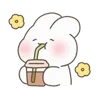 😊 emoji Bunny | By Halisa @TgEmodziBot Telegram sticker 15 of 70