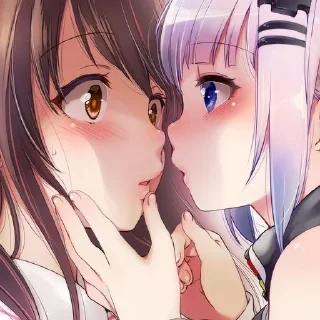 👩‍❤️‍💋‍👩 emoji Evie dumdum pack - @Queen_of_Degeneracy Telegram sticker 12 of 58