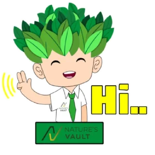 Sticker from Natures Vault