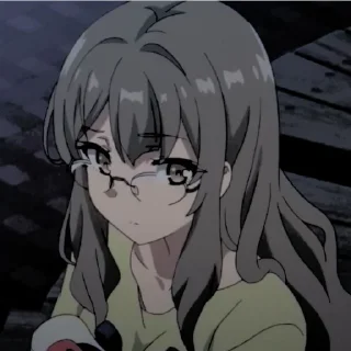 👓 emoji — @TikelCity2 › Futaba Rio Telegram sticker 18 of 70