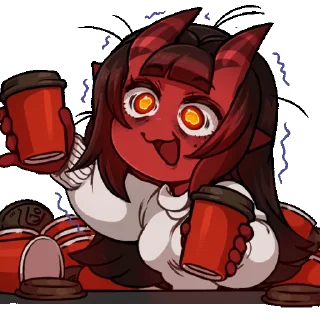 🤓 emoji 小恶魔-航天员 @biaoqingbao77 Telegram sticker 17 of 32