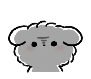 🐶 emoji ₍ 𐌑ᥲᥣⲙᥲᥣ Bᥲδy Pᥙρρy ₎ ˚₊· ♡ @mewsticks Telegram sticker 5 of 32