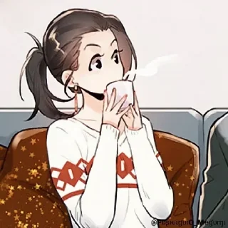 ☕ emoji Saku Telegram sticker 15 of 119