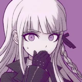 😍 emoji Kirigiri Kyoko Telegram sticker 12 of 26