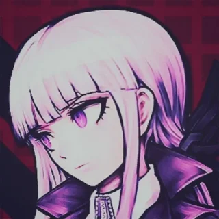 😉 emoji Kirigiri Kyoko Telegram sticker 19 of 26