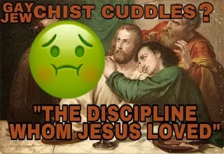 🤢 emoji Homo Jewsus Telegram sticker 20 of 21