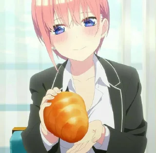 🍑 emoji Ichika nakano by : @stickerpackanakrp Telegram sticker 19 of 47