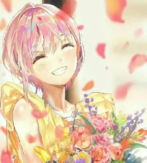 🍑 emoji Ichika nakano by : @stickerpackanakrp Telegram sticker 22 of 47