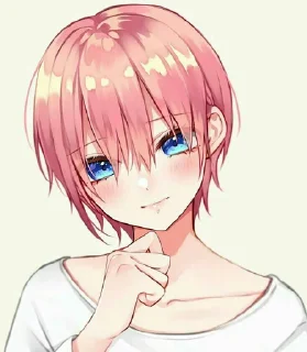 🍑 emoji Ichika nakano by : @stickerpackanakrp Telegram sticker 21 of 47
