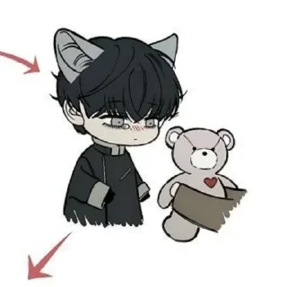 🐦 emoji Tears a withered flower manwha Telegram sticker 21 of 113
