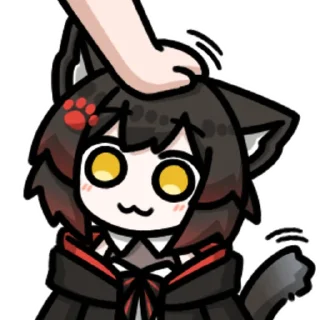 🤔 emoji 猫妖夜瞳喵 @zhaxia_cn Telegram sticker 5 of 16