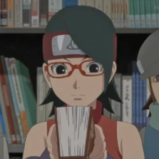 🍓 emoji @stikeranimex - uchiha sarada Telegram sticker 19 of 20