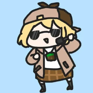Sticker from amelia watson by @hunnaAa