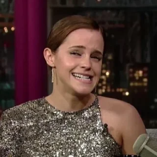 😂 emoji Emma Watson Telegram sticker 16 of 25