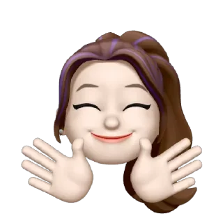 🤗 emoji Memoji • Apple @AppleMemoji Telegram sticker 6 of 35